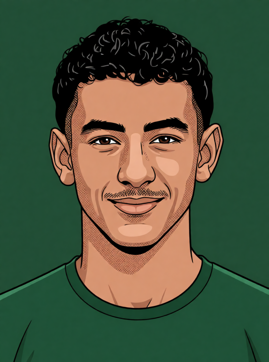 Ayoub Oufkir — ScoutChefAI illüstrasyonu