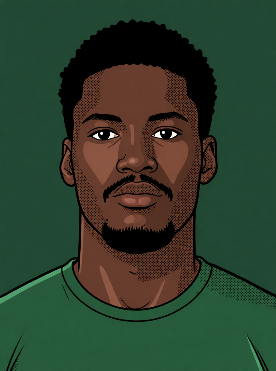 Mamour Ndiaye — ScoutChefAI illüstrasyonu