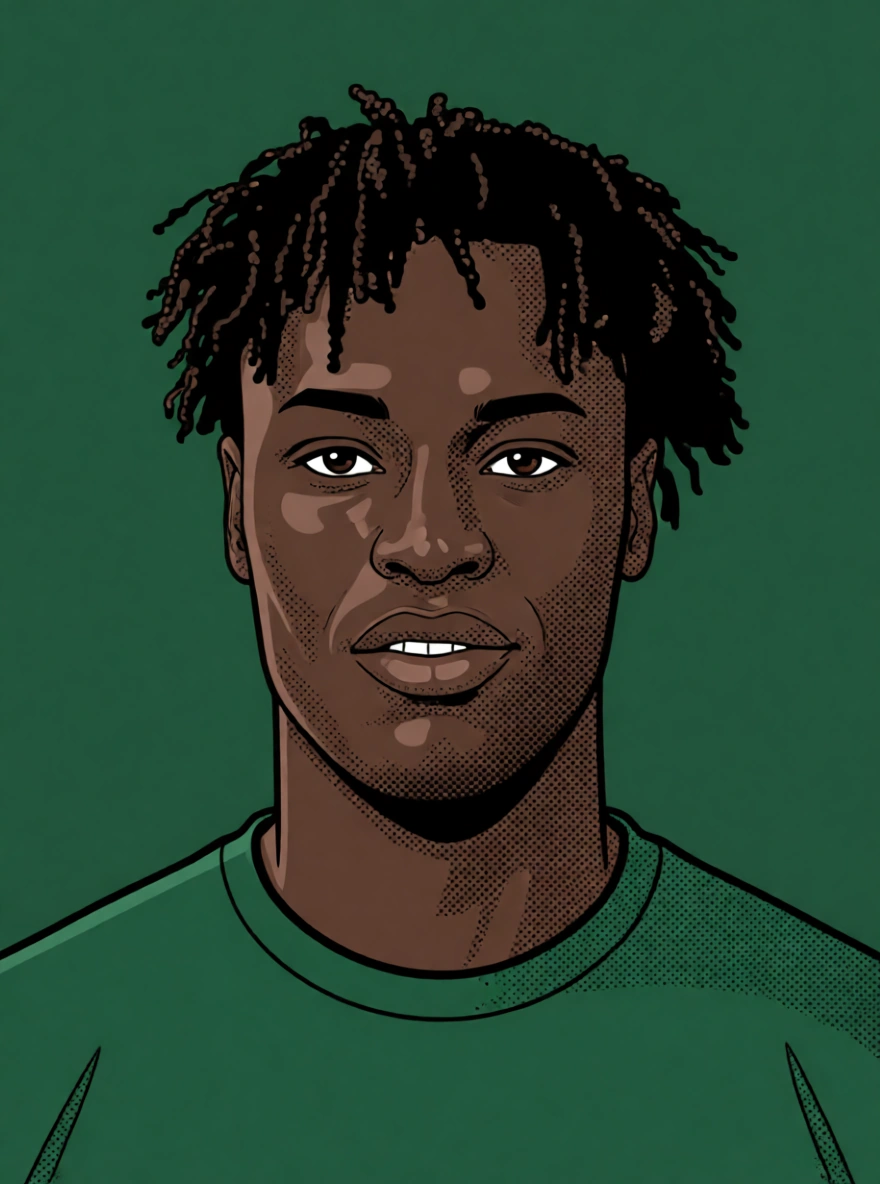 Modou Lamin Marong — ScoutChefAI illüstrasyonu