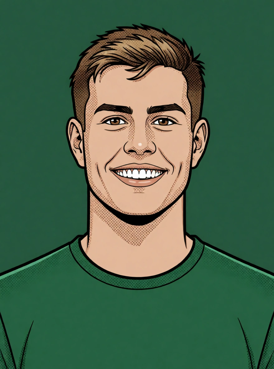 Jeremía Recoba — AI-generated ScoutChefAI illustration