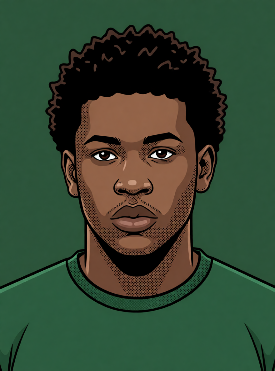 Jeremiah Mensah — ScoutChefAI illüstrasyonu