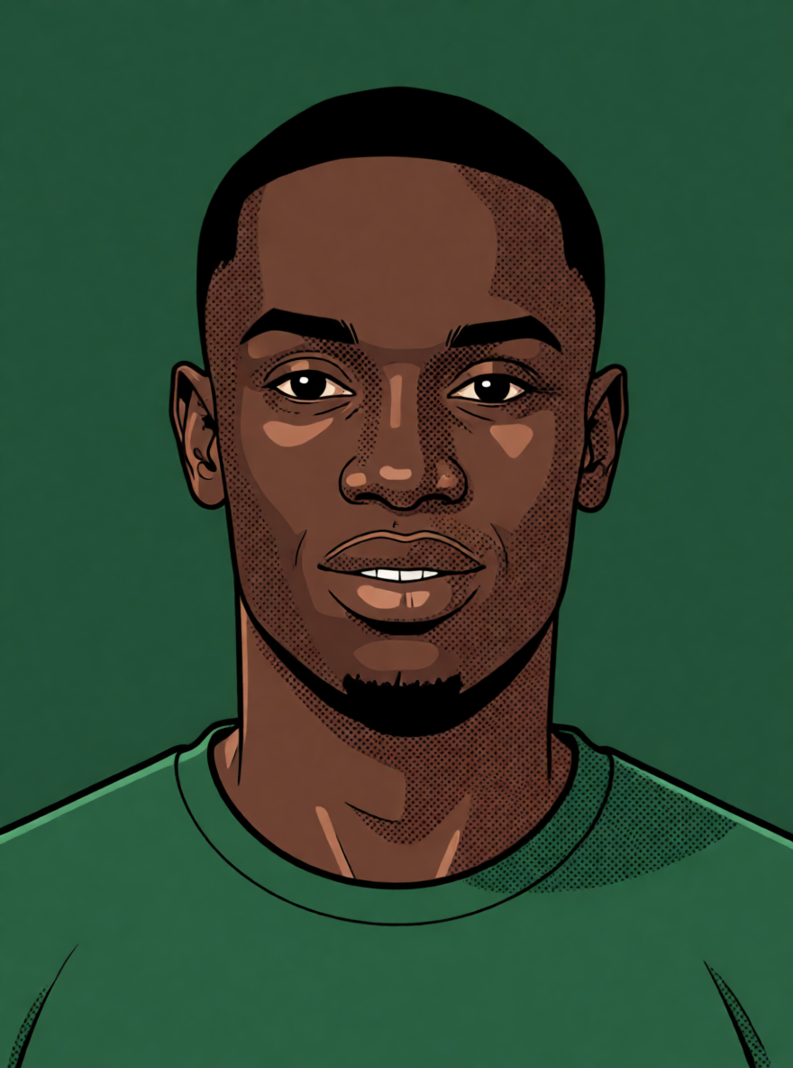 Oumar Diouf — ScoutChefAI illüstrasyonu