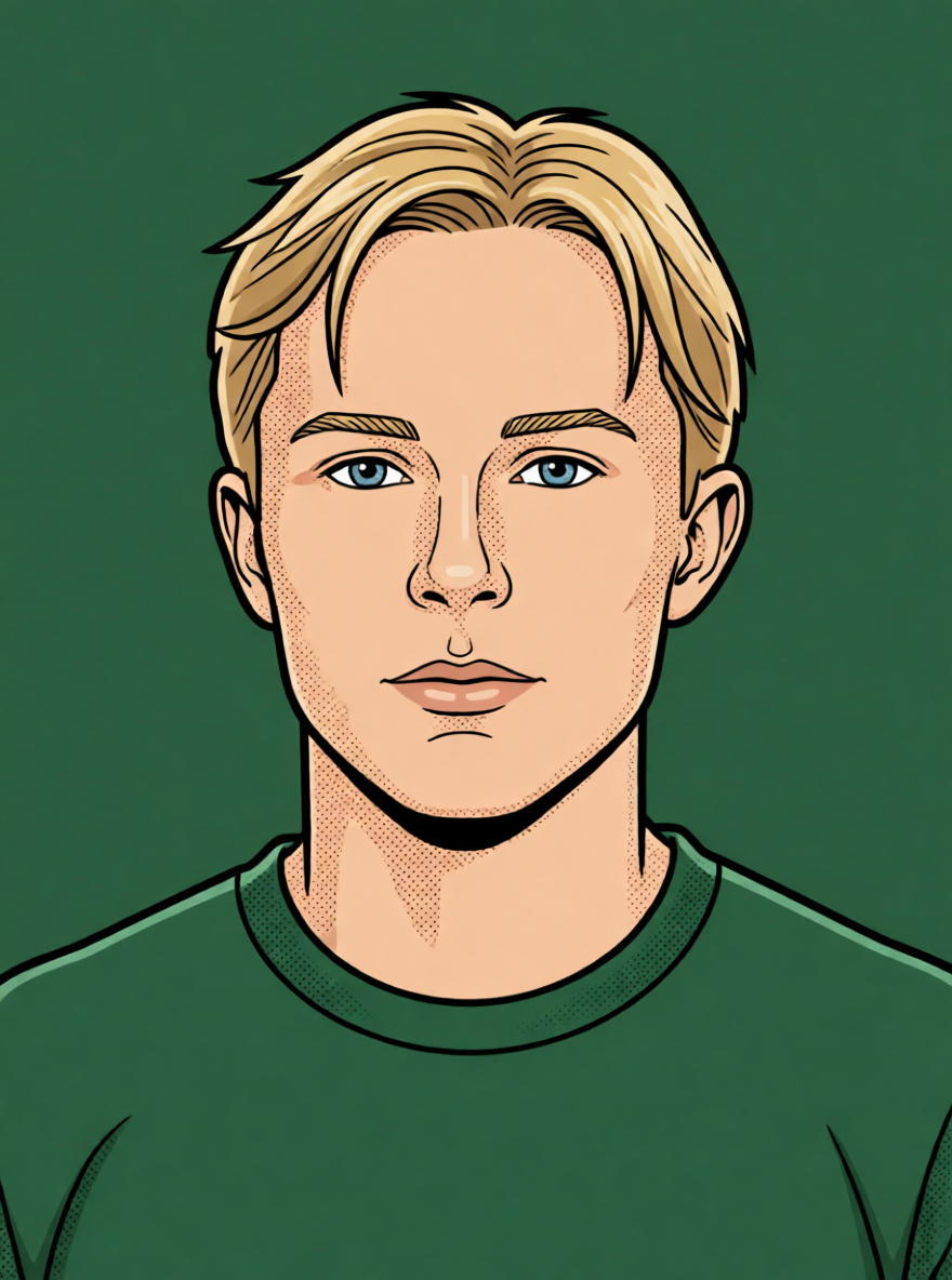 Bendik Berntsen — ScoutChefAI illüstrasyonu