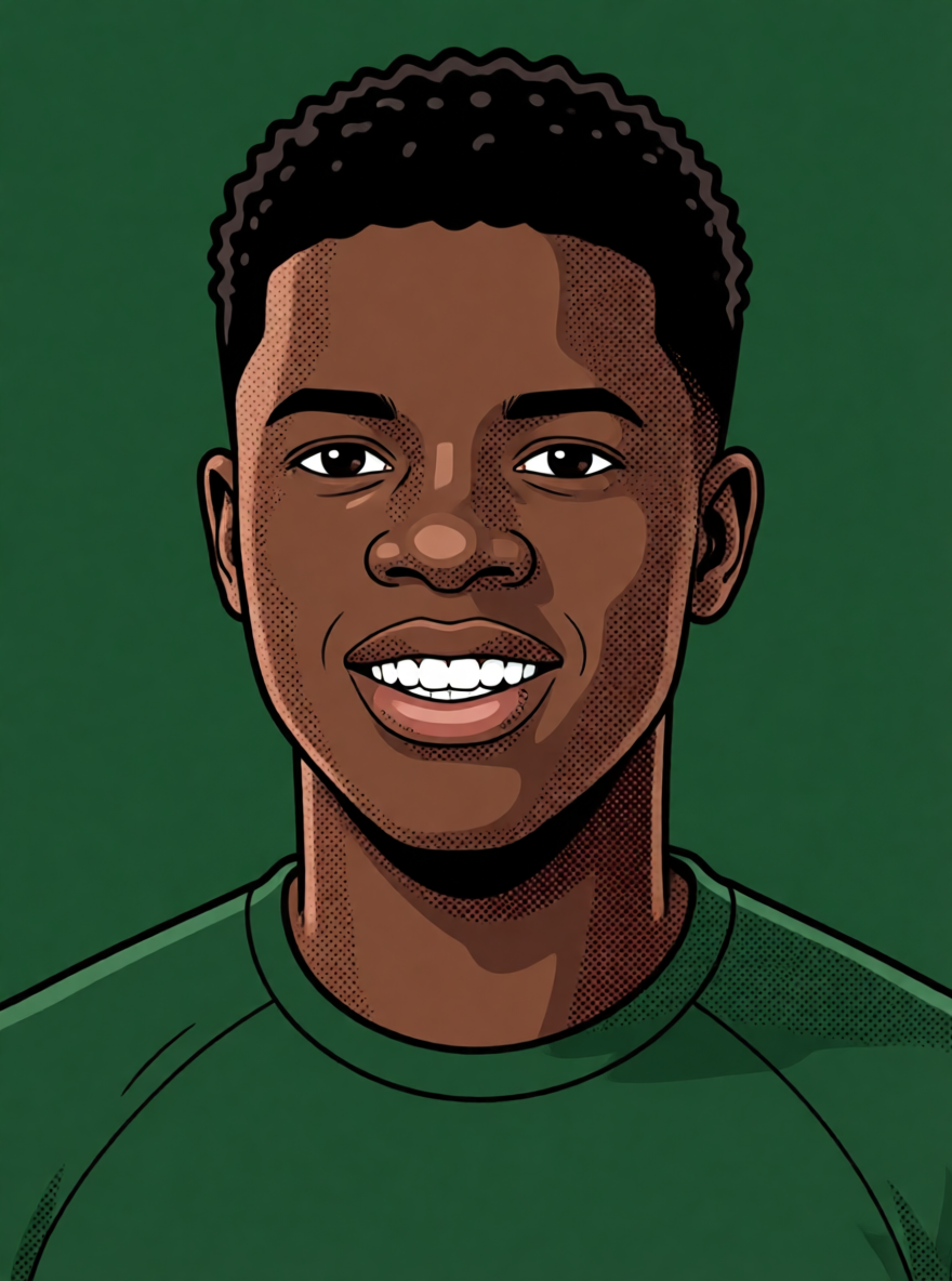 Prince Owusu — ScoutChefAI illüstrasyonu