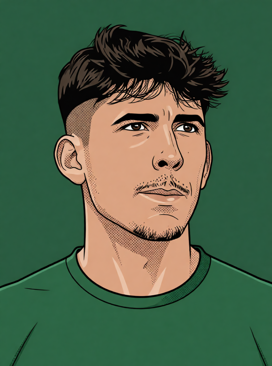 João Veloso — ScoutChefAI illüstrasyonu