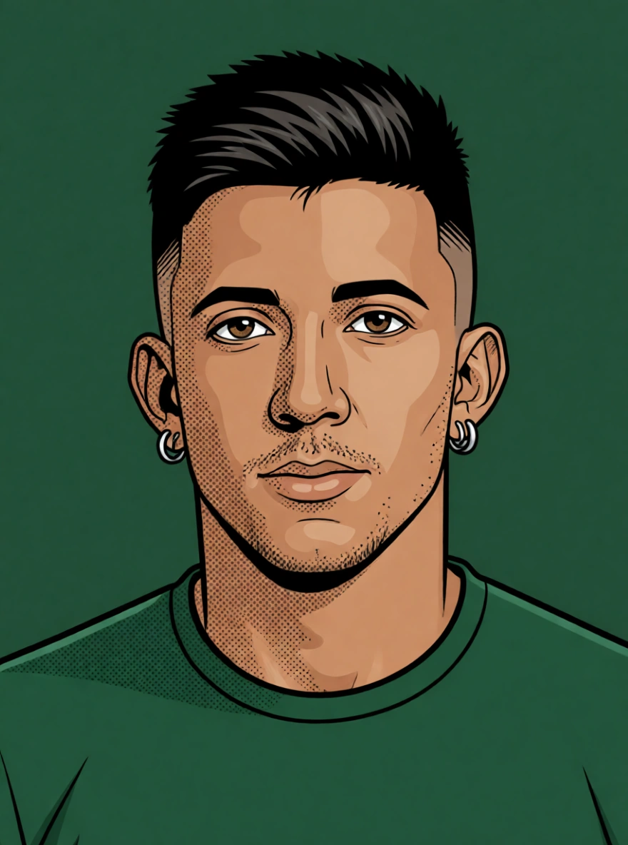 Yair González — ScoutChefAI illüstrasyonu