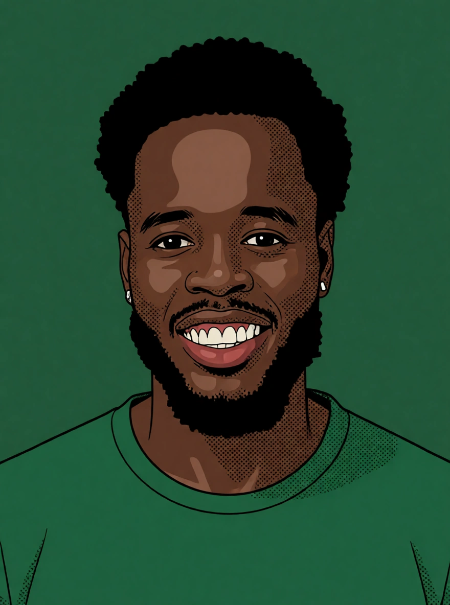 Aliou Baldé — ScoutChefAI illüstrasyonu