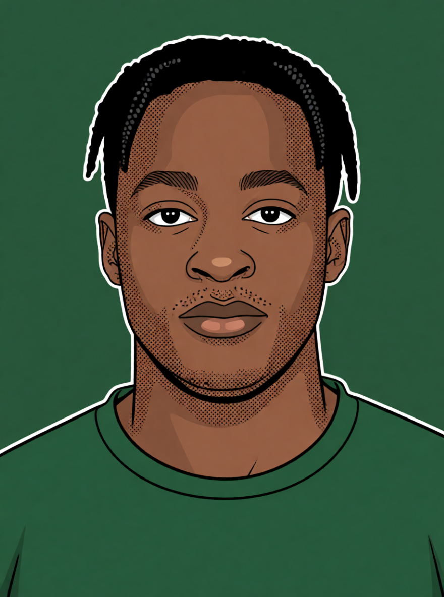 Joel Mvuka — ScoutChefAI illüstrasyonu