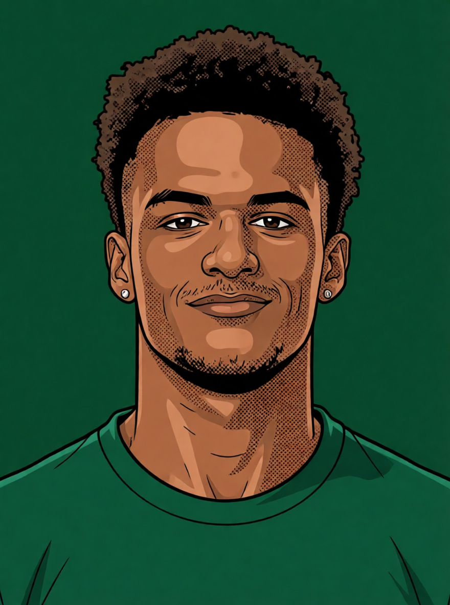 Charly Nouck — ScoutChefAI illüstrasyonu