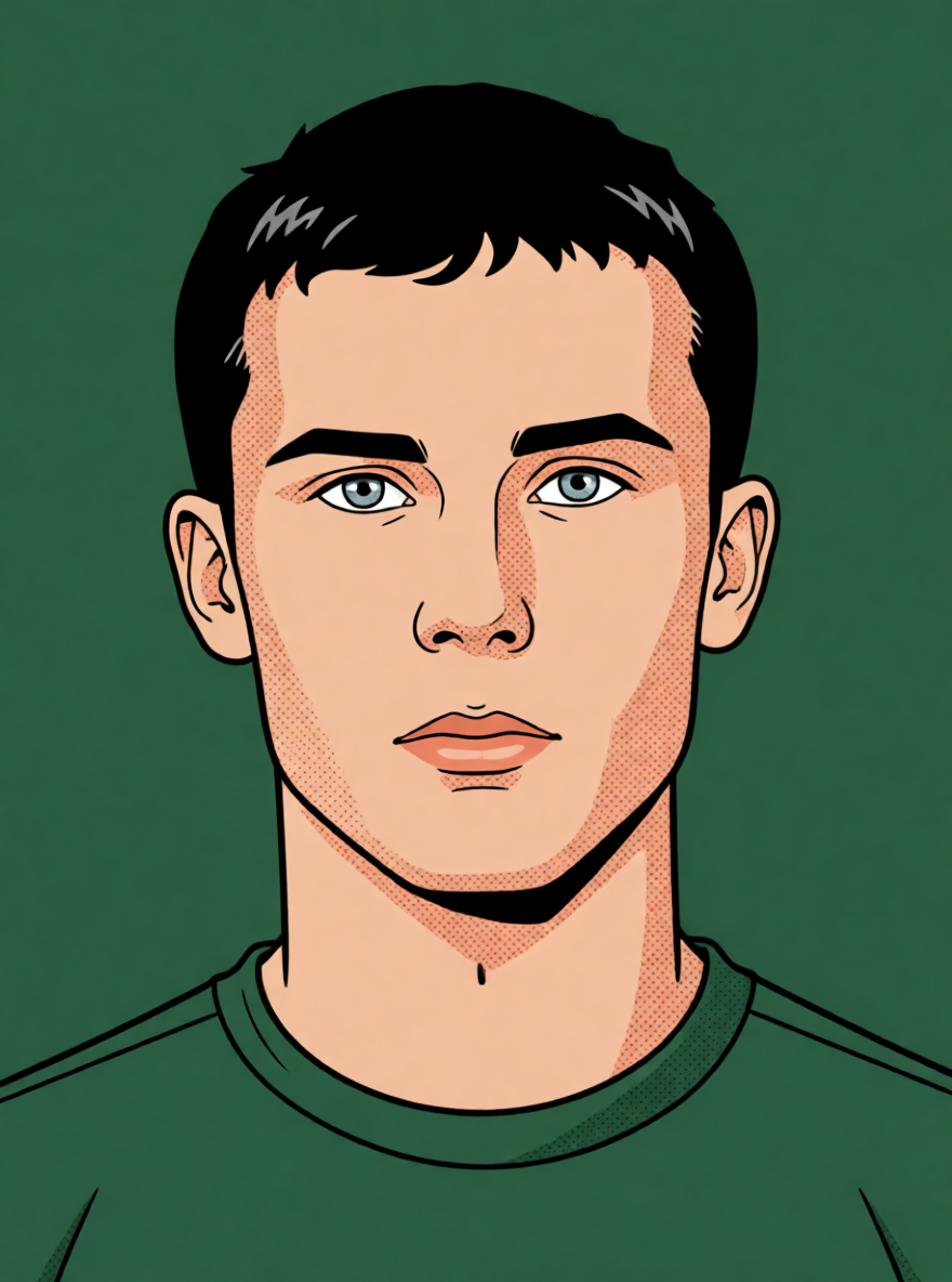 Milan Robberechts — ScoutChefAI illüstrasyonu
