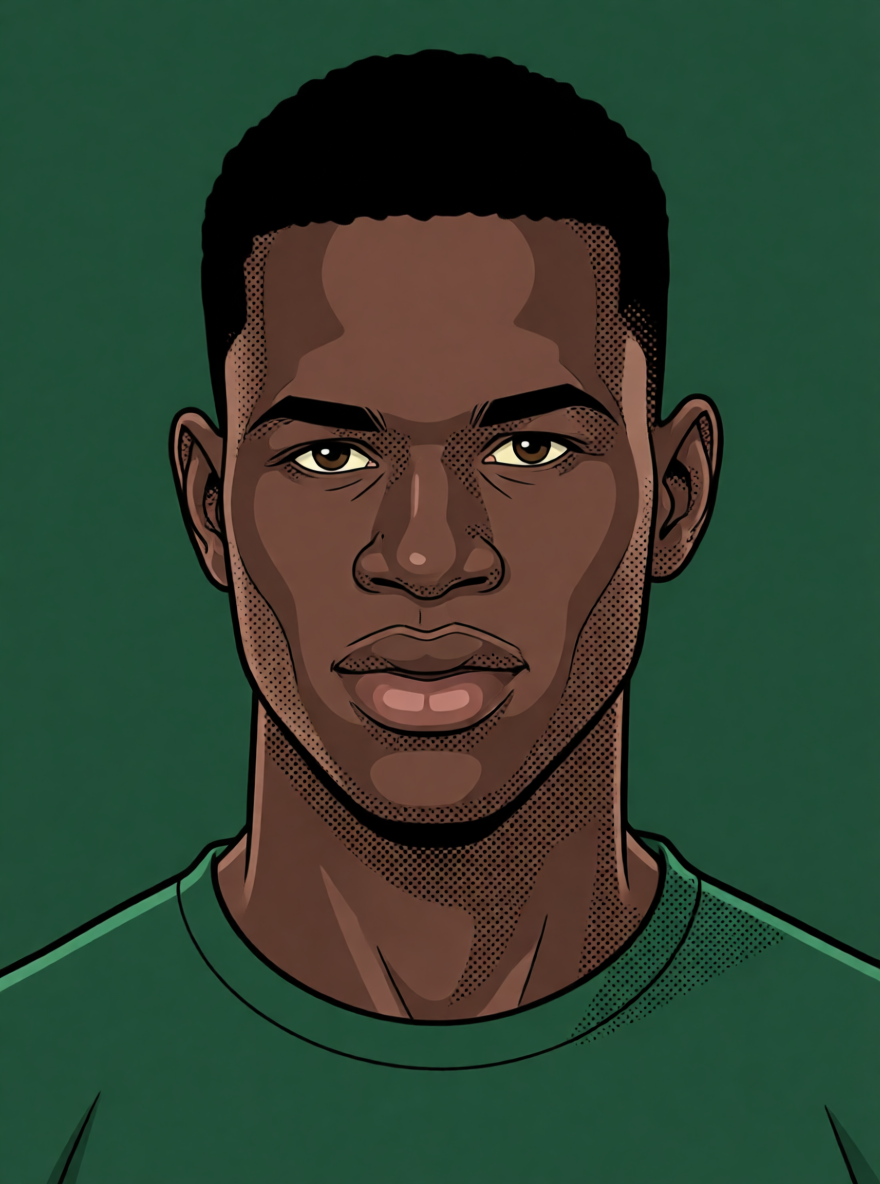 Aliou Thiaré — ScoutChefAI illüstrasyonu